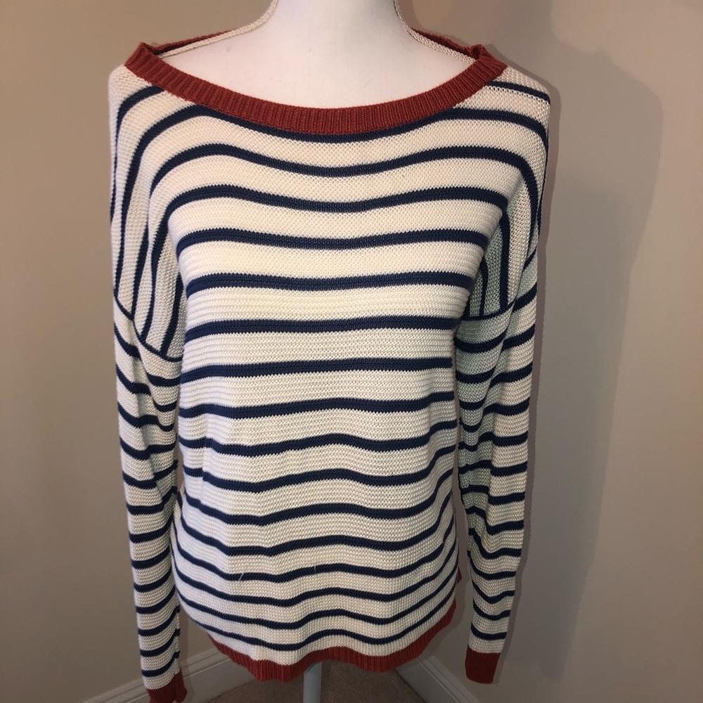 Sweater with stripes